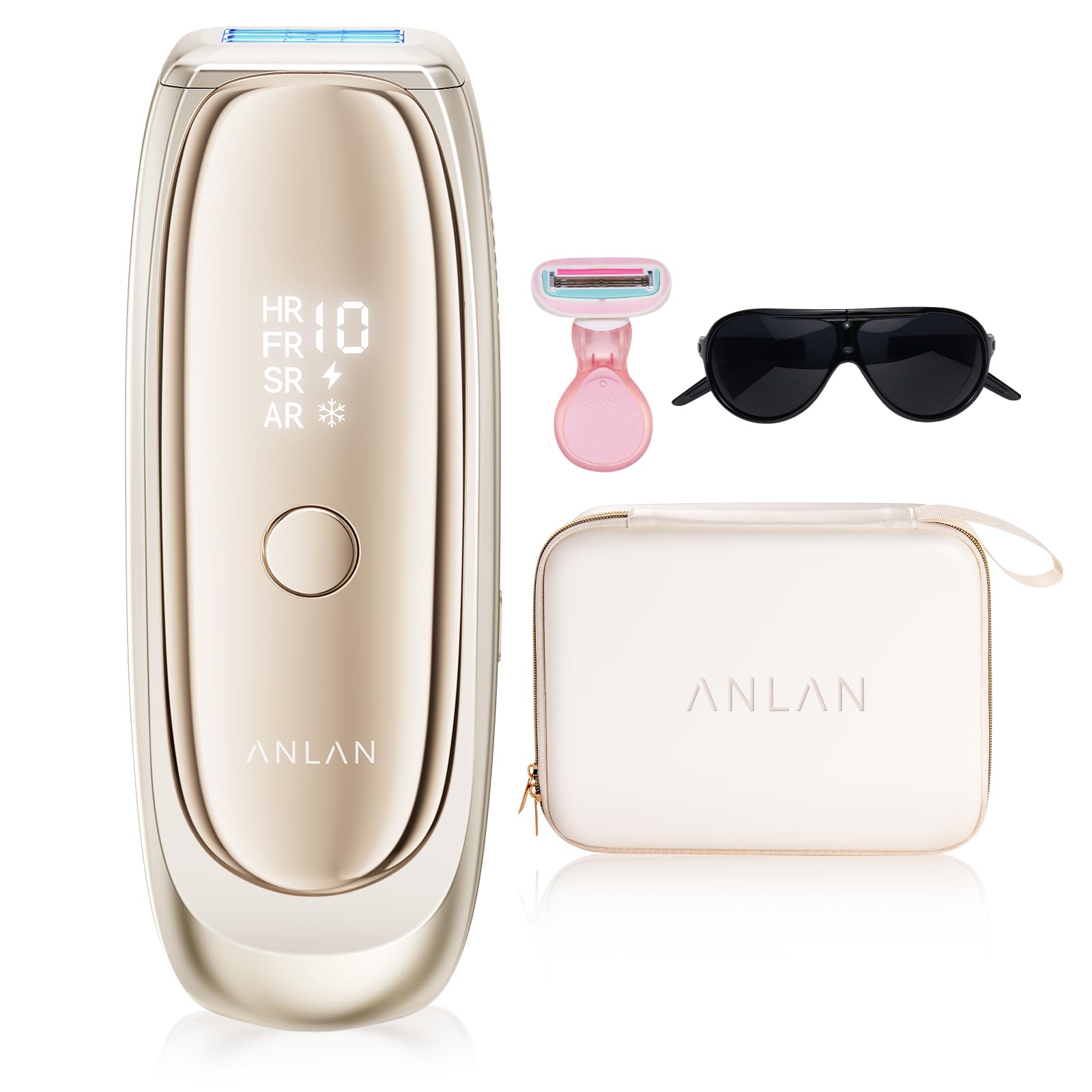 【新品未使用】ANLAN 脱毛器 家庭用：美人百花ムダ毛ケア部門NO1 Amazon | 【TV紹介✕美人百花ムダ毛ケア部門NO1】ANLAN 脱毛器 Zap 光